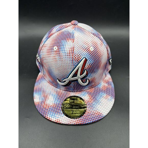 New Era New York Yankees 3D Comics 59FIFTY Fitted Hat Cap Red Blue Sz 7 1/4 - Picture 1 of 8